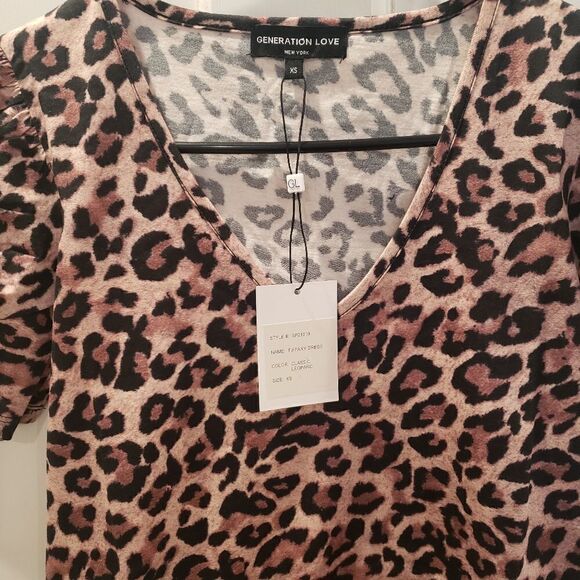 Generation Love Leopard Print Tiffany Dress - Picture 4 of 6